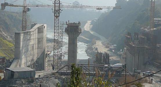 Hydroelectric power plant Middle Marsyangdi-Nepal