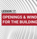Lesson 17: Openings & windows for the building